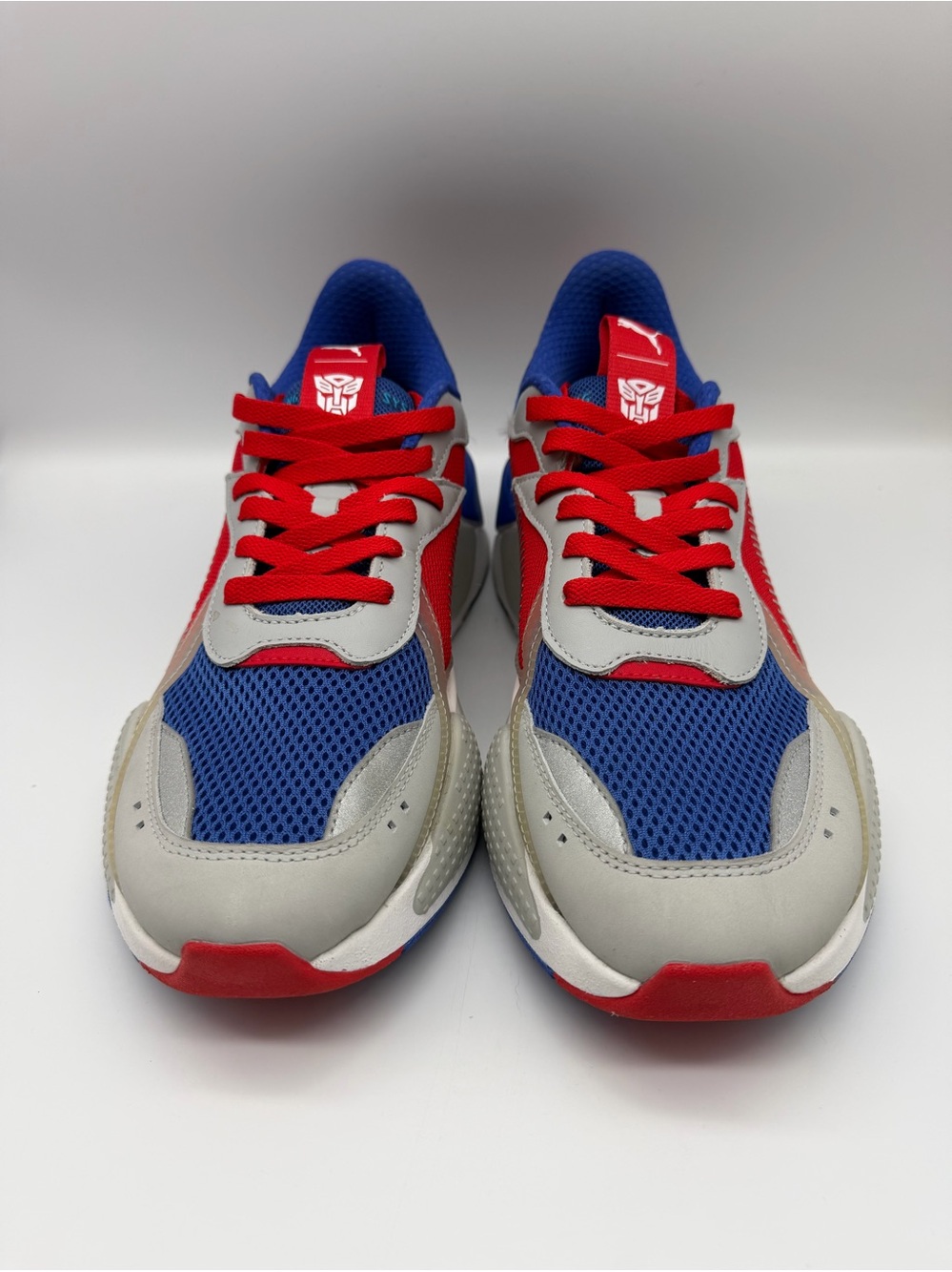 PUMA x Transformers RS-X Optimus Prime 370702-01 Red Blue Autobot Sneakers 10.5